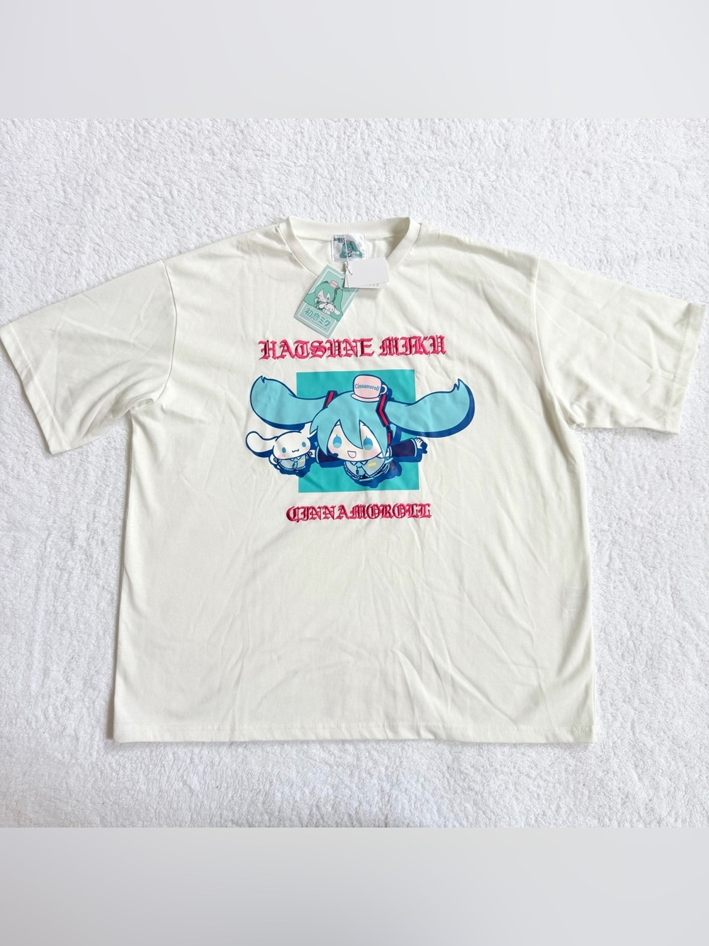 NEW Hatsune Miku x Cinnamoroll T Shirt Unisex Size M Anime Sanrio Japan Idol